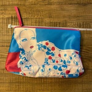 Estée Lauder NWOT cosmetic bag. Red, white, blue. Bundle two cosmetic bags $15